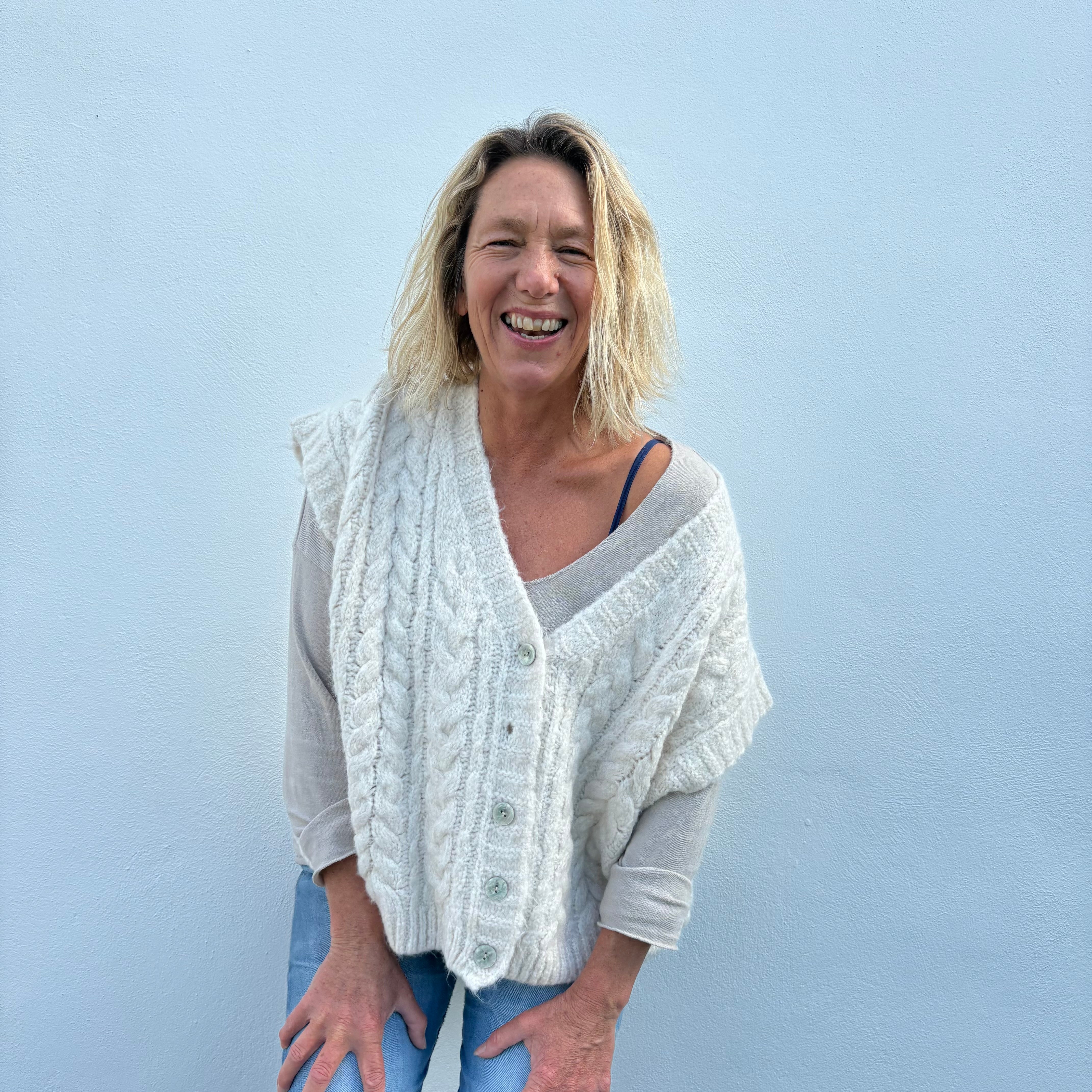 Chunky Knit Waistcoat