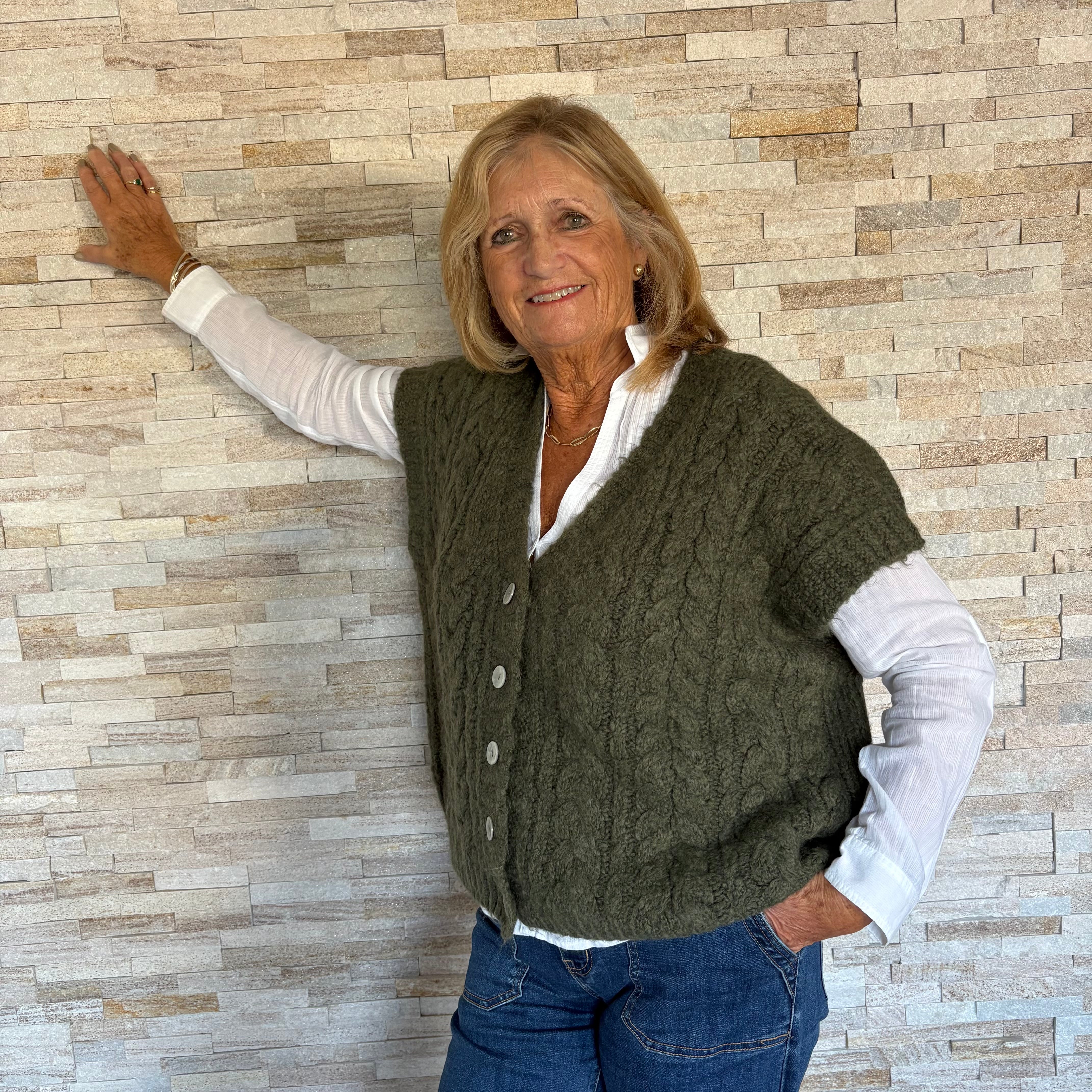 Chunky Knit Waistcoat