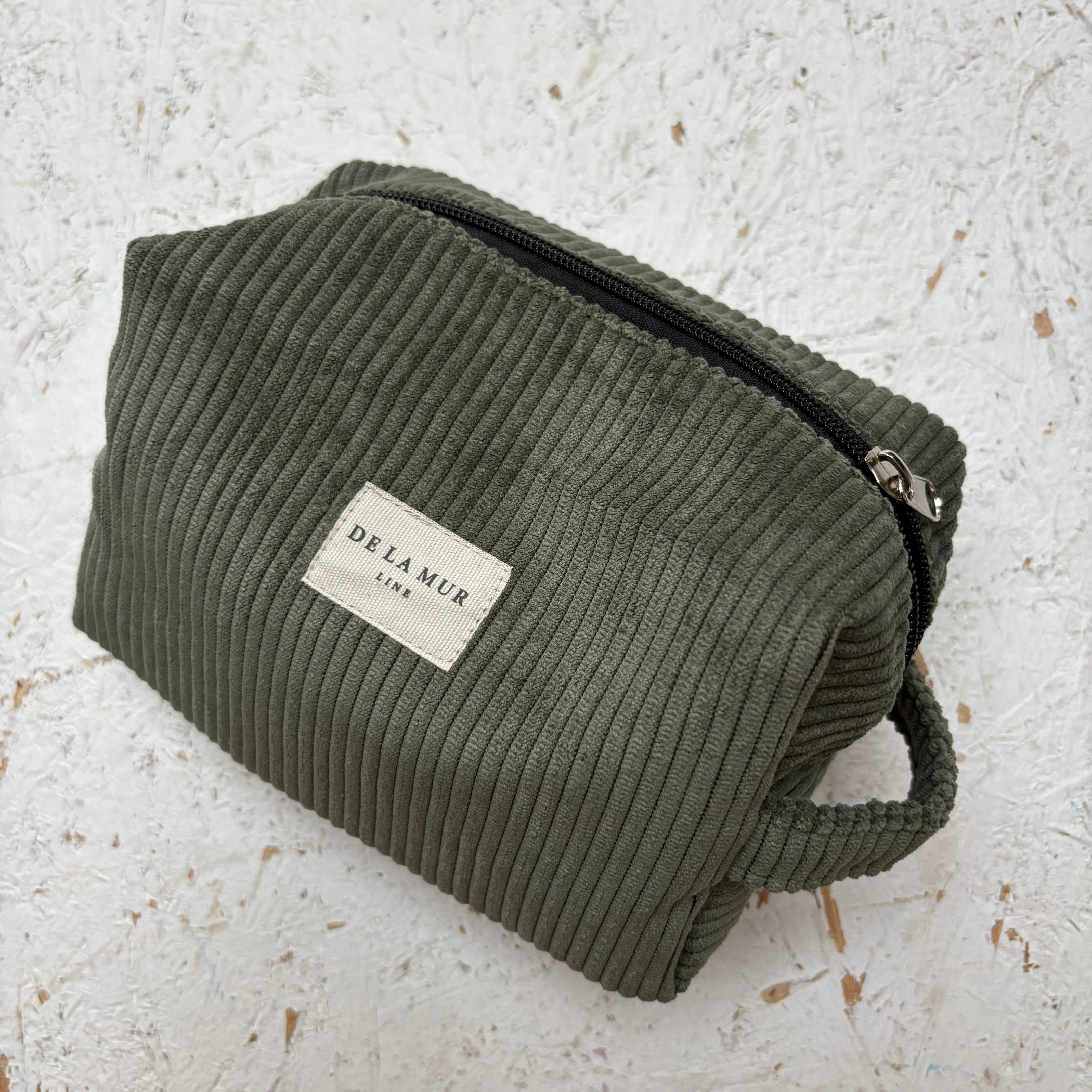 Corduroy washbag