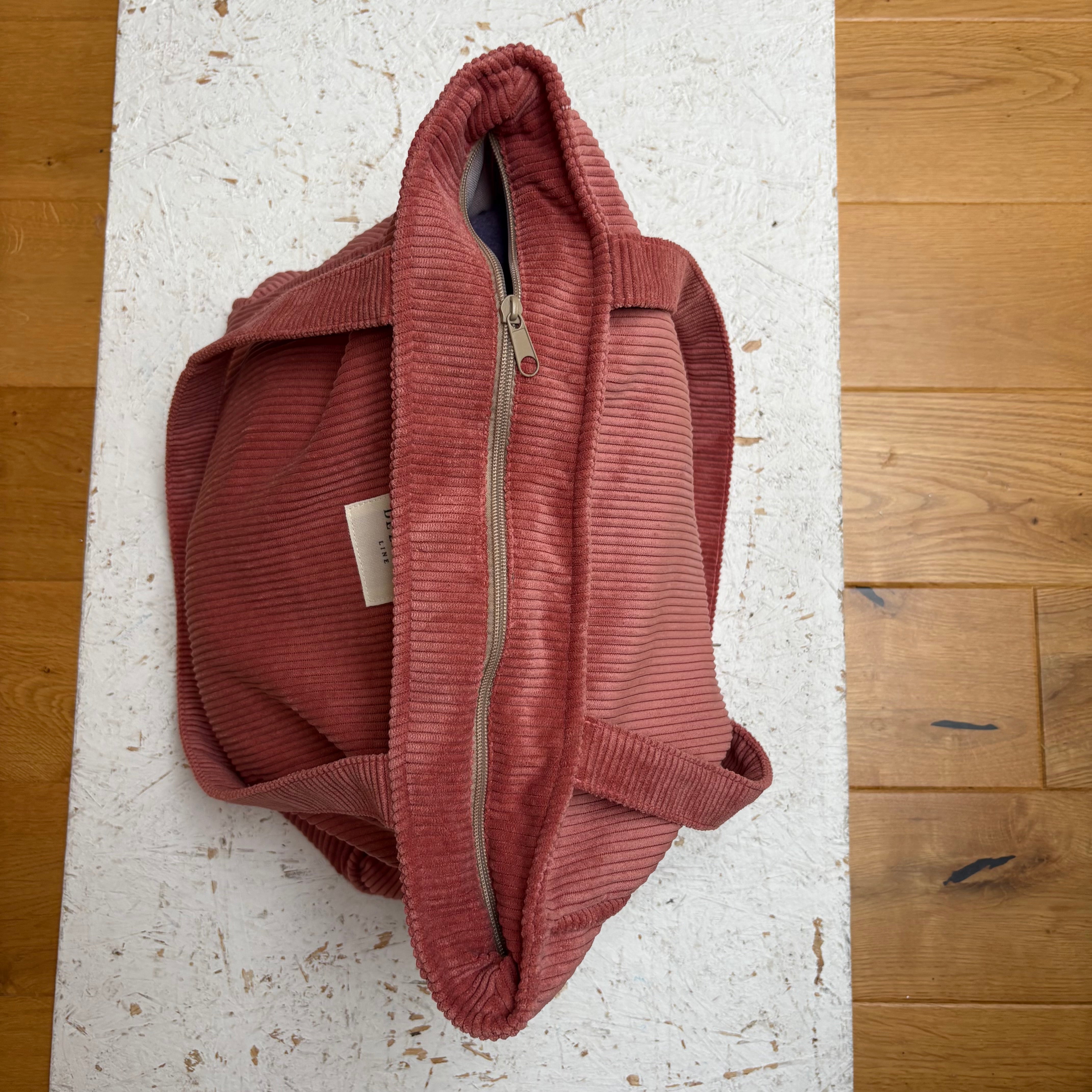 Corduroy Zipper Bag