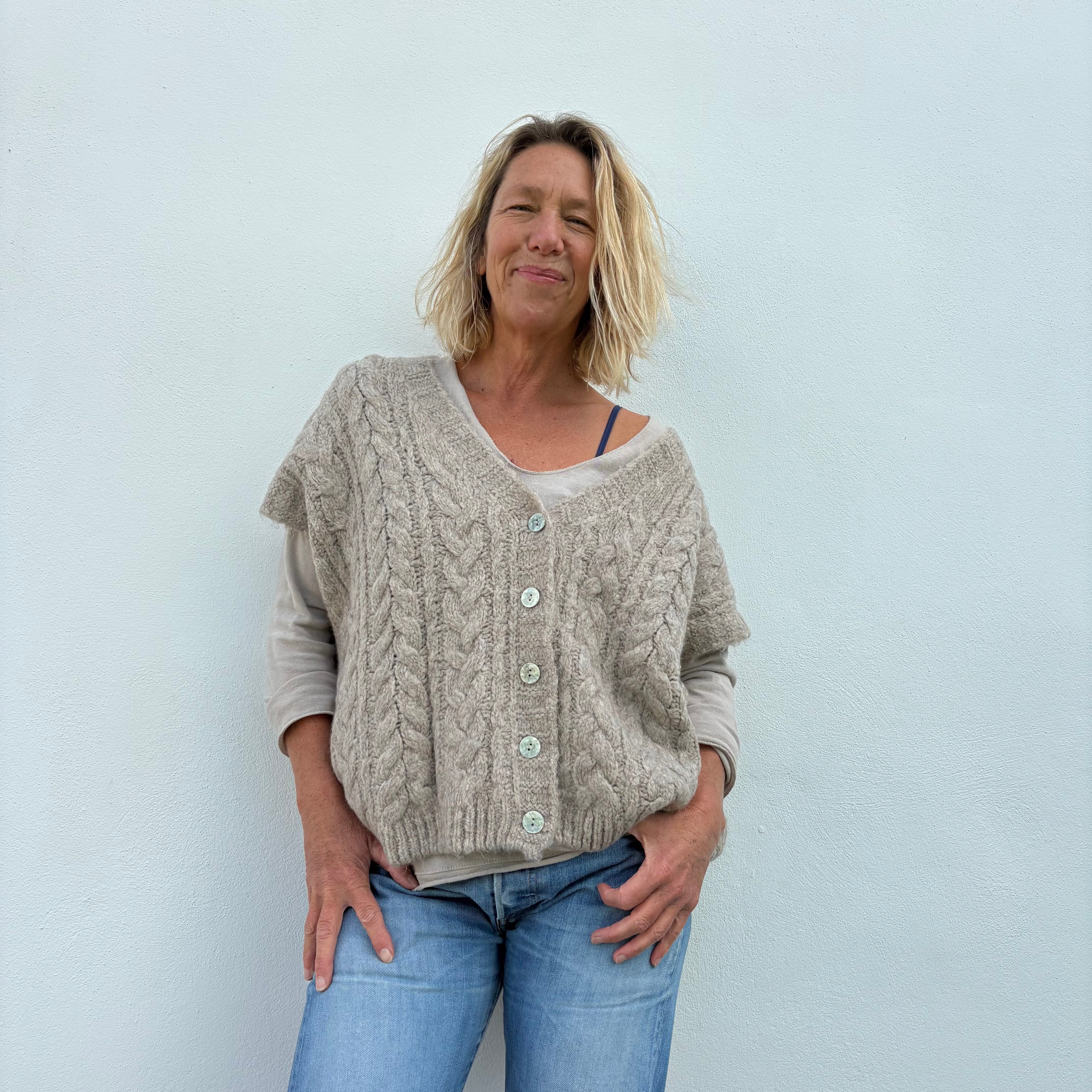 Chunky Knit Waistcoat