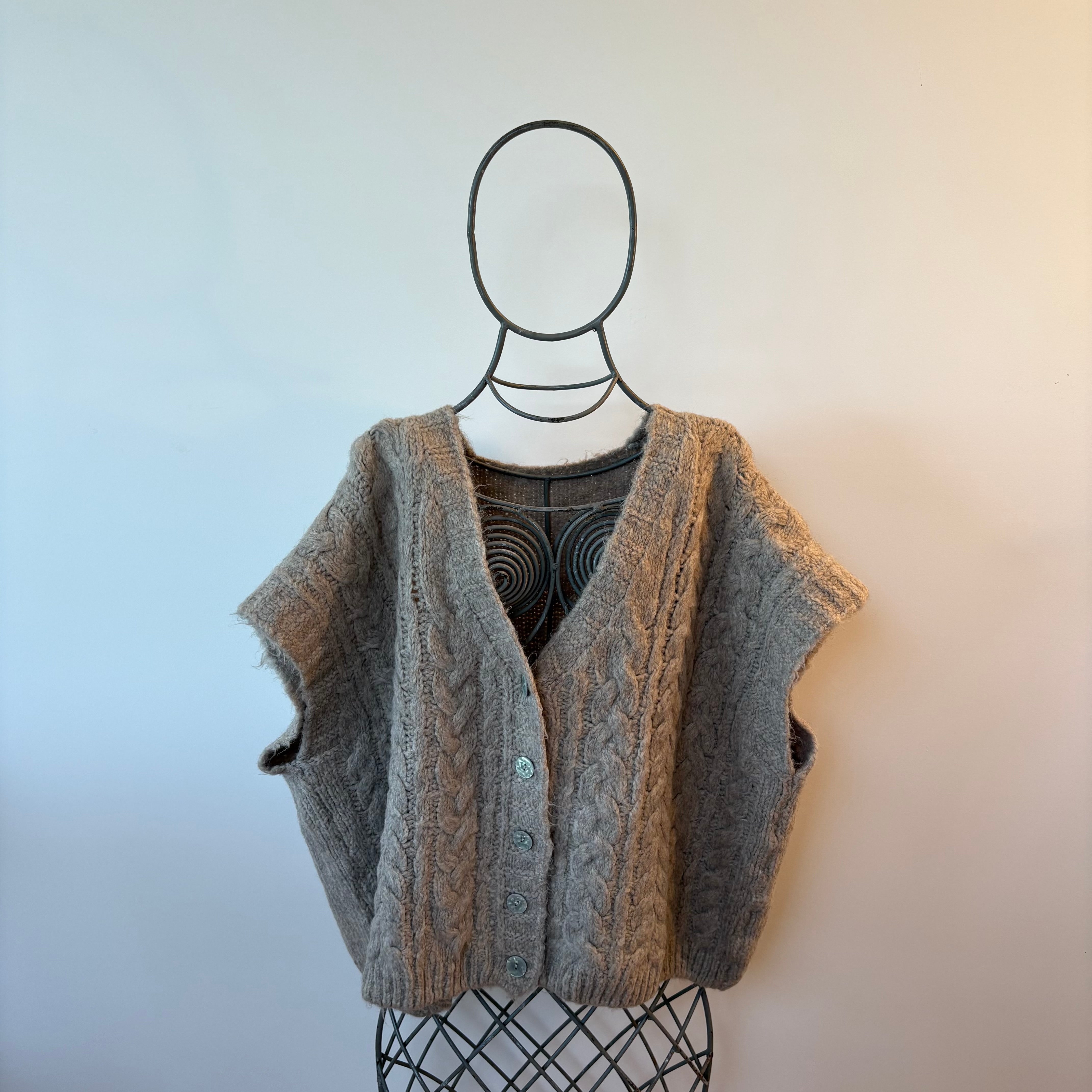 Chunky Knit Waistcoat