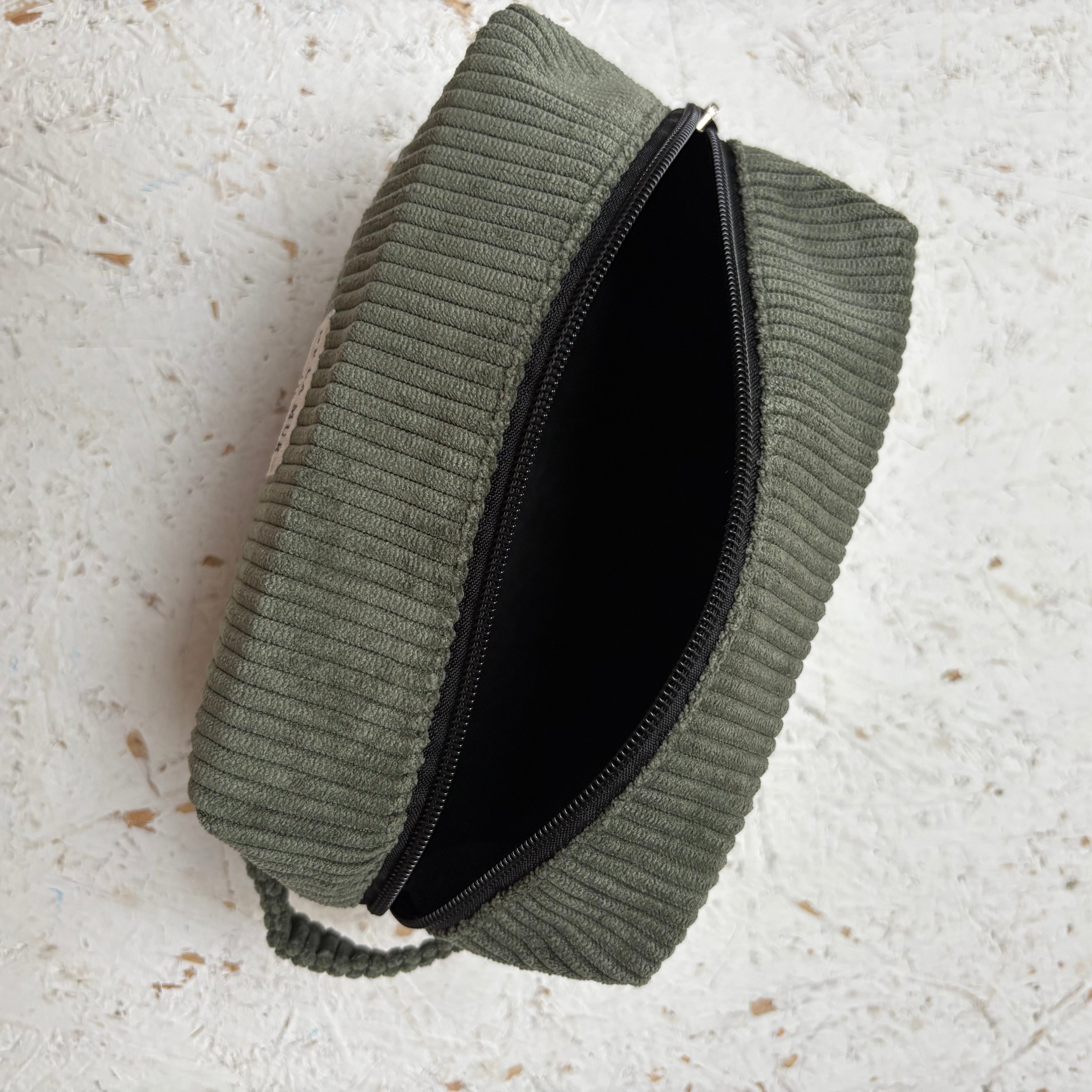 Corduroy washbag