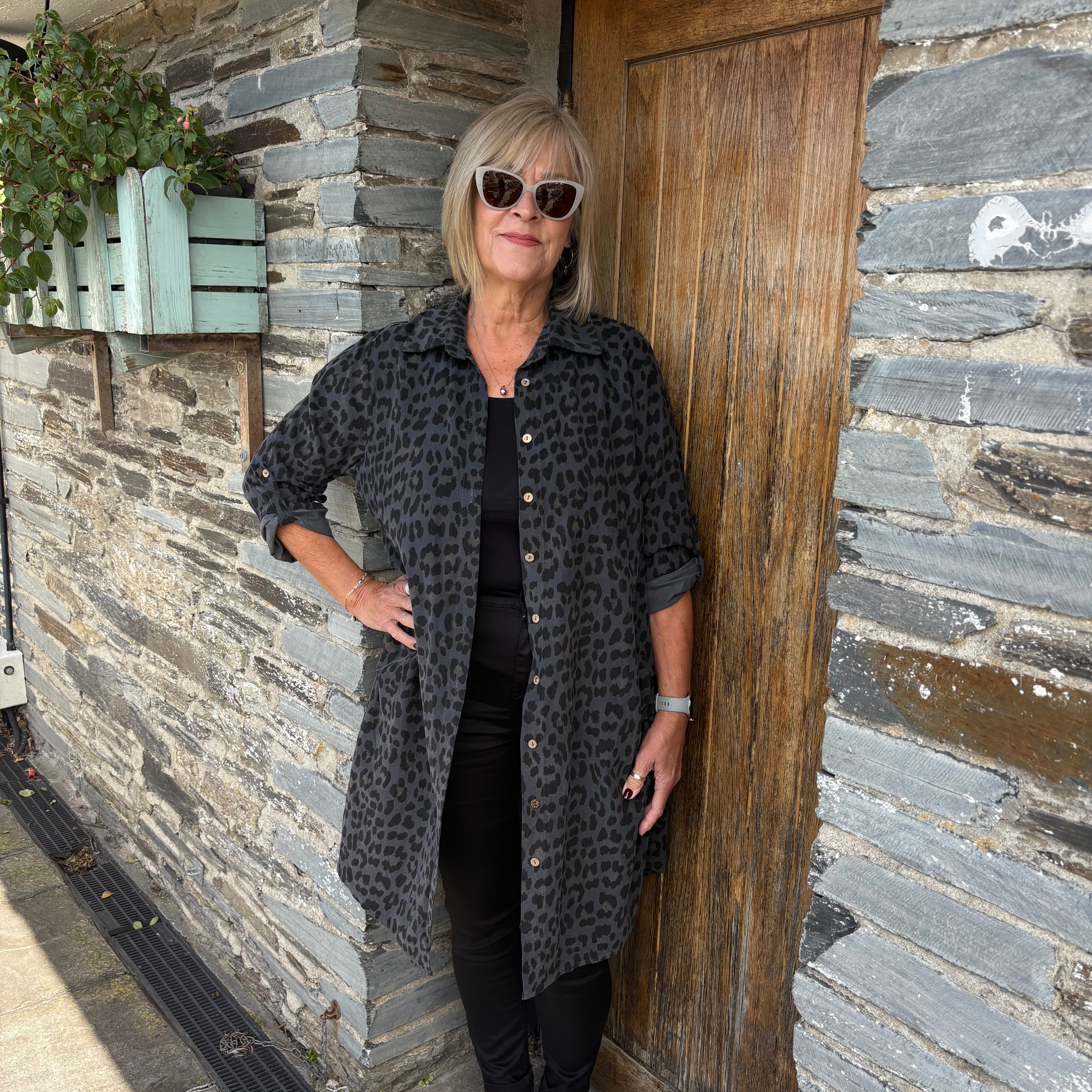 Corduroy Shirt Dress