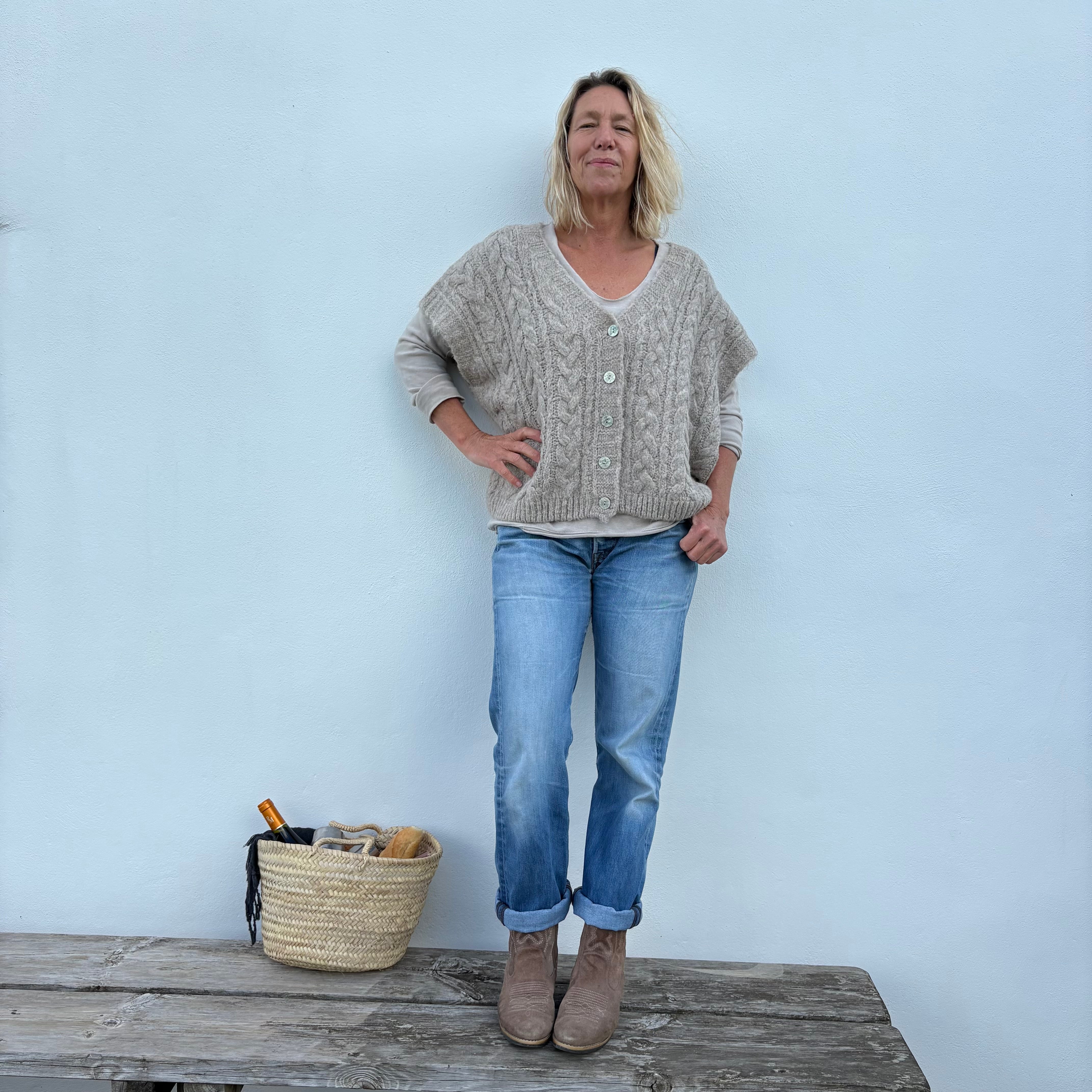 Chunky Knit Waistcoat